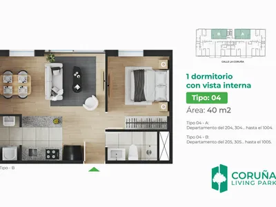 Modelo TIPO 4 - A · Pisos 2 al 10