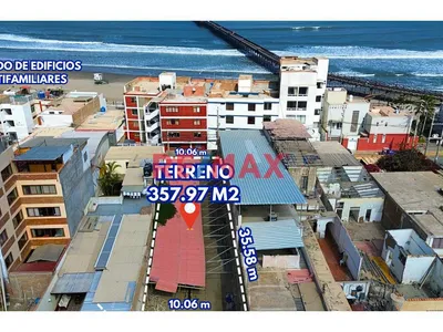 Terreno Residencial En Pimentel| 357.97 M² A Pasos De La Playa