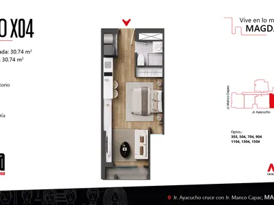 Modelo X04 · Pisos 2 al 15