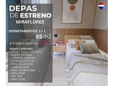 Flats En Miraflores Con Terraza