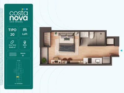 Modelo 20 · Pisos 1 y 2