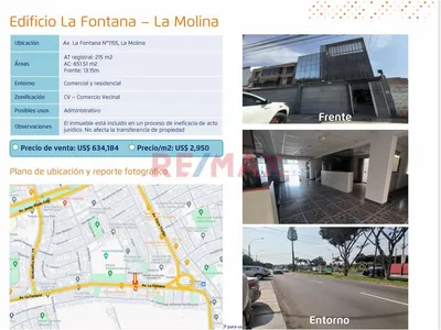 Venta De Edificio Local Comercial - La Fontana