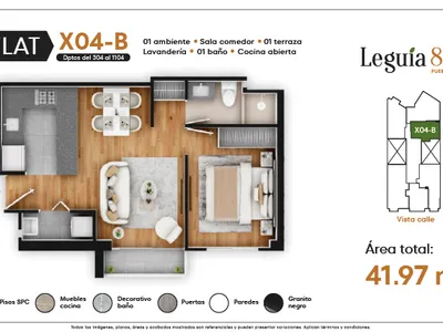 Modelo X04B · Pisos 3, 5, 7, 9, 11