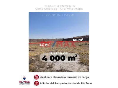 🔥Bajo De Precio 🔥 Llegó El Terreno Industrial Al Precio Que Estabas Esperando Muy Cerca Al Parque Industrial Rio Seco En Alquiler🔥