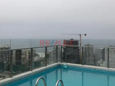 Alquiler Barranco | Departamento Amoblado Con Vista Al Mar | Edificio Grau15 | Piscina Y Gym