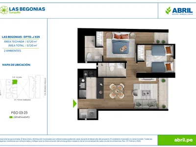 Modelo LB-J-X05 · Pisos 3 al 23