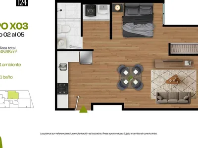 Venta Departamento Loft Proyecto Exclusivo En Cristobal De Peralta- Valle Hermoso