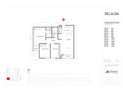 Modelo B-X04 · Pisos 3 al 15