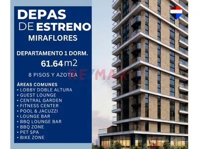 Flats 1 Mas 1 En Miraflores