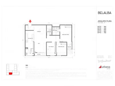 Modelo B-X03 · Pisos 11, 13, 14, 15