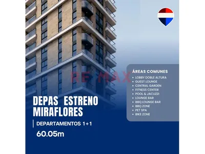 Departamentos 1+1 En Miraflores