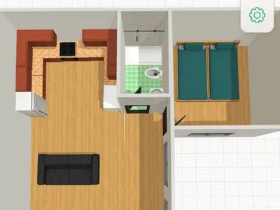 Departamento en venta · Jr. Gonzales Prada 355, Miraflores · 43 m², 1 dorm.