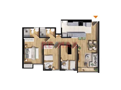 Estrena Departamento En San Miguel | Diseño Moderno Y Excelente Conectividad 67.8 M²