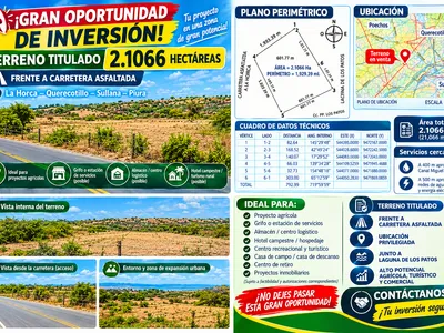Terreno 2.1066 m²