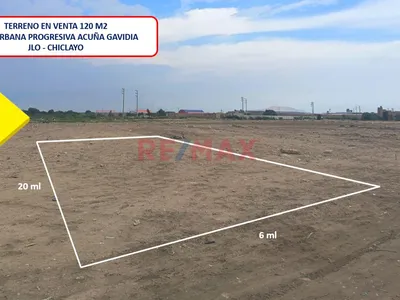 Terreno En Venta 120M2 Jose Leonardo Ortiz Chiclayo