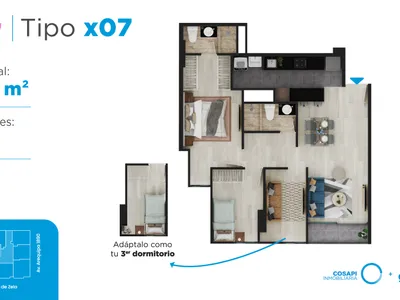 Modelo Departamento tipo x07