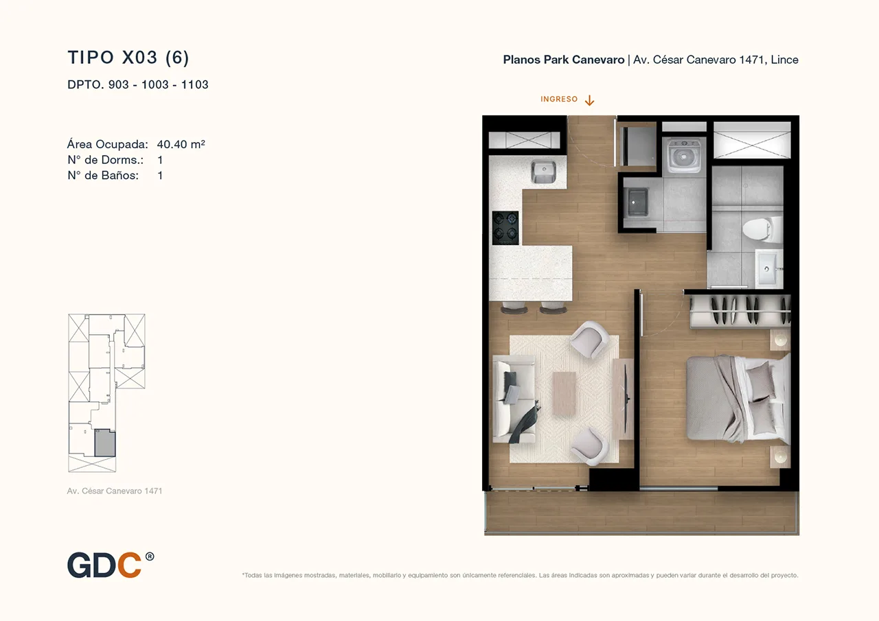 Modelo X03 (6) · Pisos 9, 10, 11