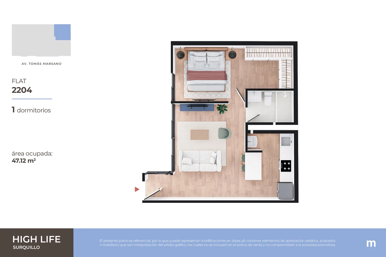 Modelo Flat 2204
