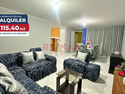 Departamento Amoblado En Alquiler 3Er Piso - Urb El Bosque (Ica)