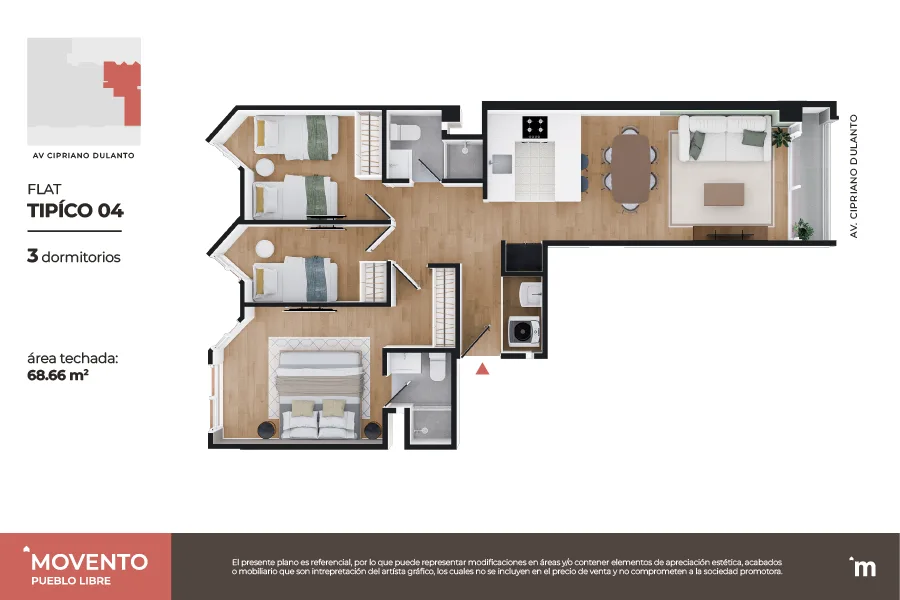 Modelo Flat Típico 04