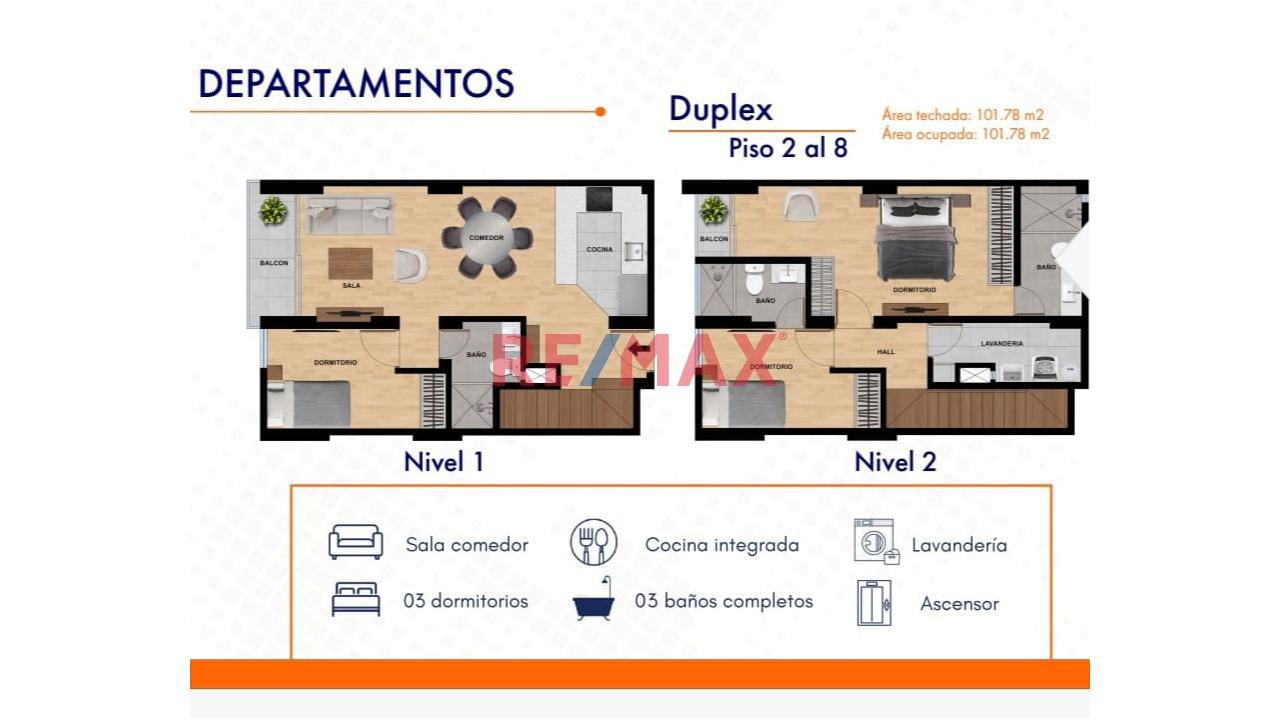 Proyecto!!-Venta De Duplex En Estreno-2Do Piso-Urb. San Andres( A Pocos Metros Unt)-102.40M2-S/470,900
