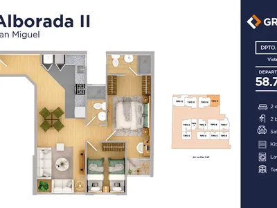 Modelo 14 · Pisos 2 y 3