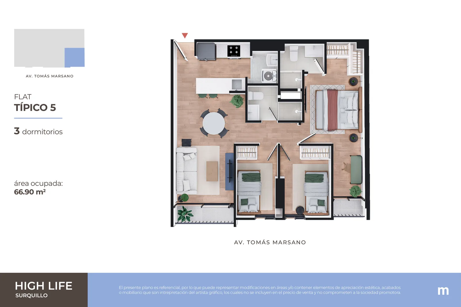 Modelo Flat Típico 5