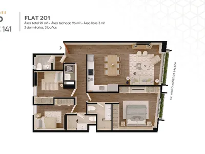 Modelo Flat 201