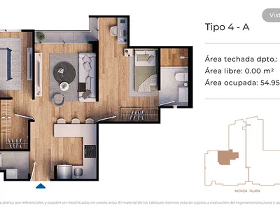 Modelo Tipo 4-A · Pisos 1 al 12