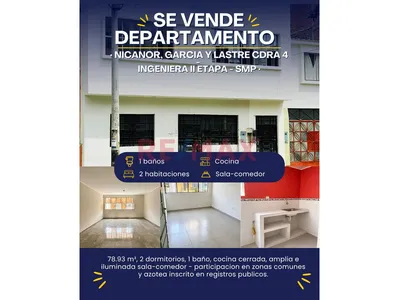 Departamento Remodelado De 78.93 M², 2 Dormitorios – Ingeniería, Smp