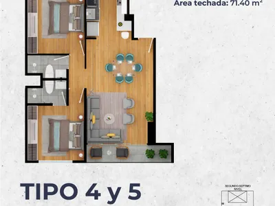 Modelo Tipo 5 · Pisos 3, 5, 7