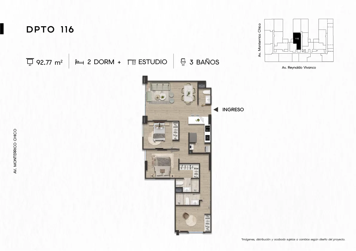 Modelo DPTO. 116