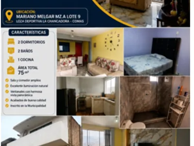 Casa 2 dorm. 75 m²