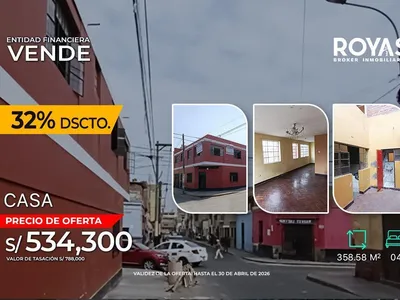 Venta de Casa en Cercado - de - Lima - Lima 4 Dormitorios