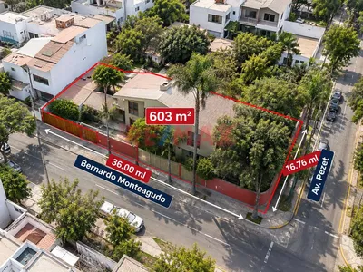 Terreno 603 M² En San Isidro – Doble Frente A Pezet Y B. Monteagudo