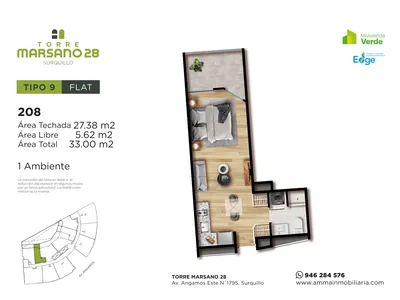Modelo 8 · Pisos 6 al 28