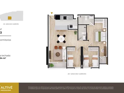Modelo Flat 203