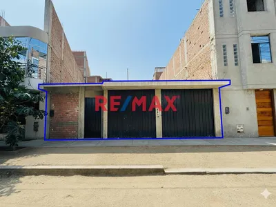 Venta De Terreno En La Rinconada (Con Construccion De 1 Piso Y Bases Para 4 Pisos)