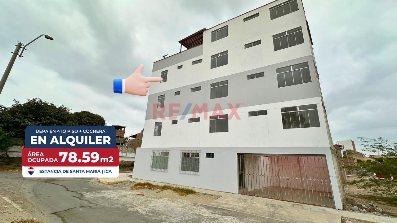 Departamento 4To Piso + Cochera En Alquiler | Estancia De Santa Maria