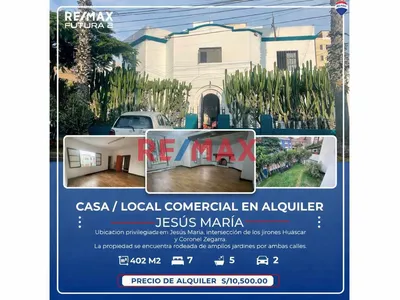 🏢 Casa / Local Comercial En Esquina – Jesús María | Alto Potencial Comercial