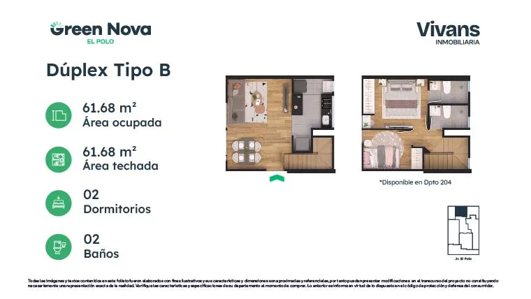 Modelo TIPO B · Piso 2
