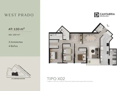 Modelo X02 · Pisos 2 al 17