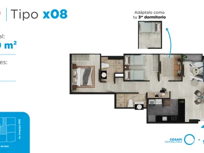 Modelo Departamento tipo x08