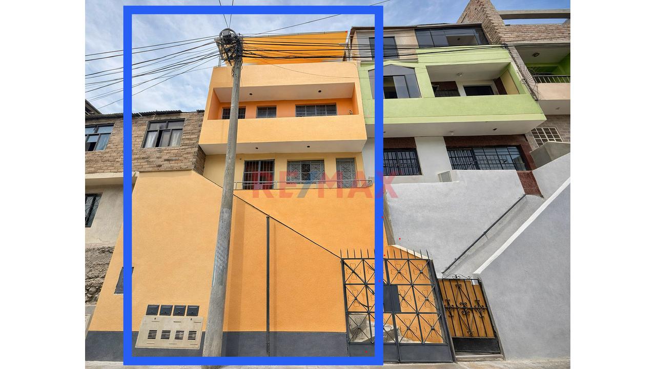 Vendo Casa De 4 Pisos + Azotea Ideal Para Generar Ingresos En Santa Anita