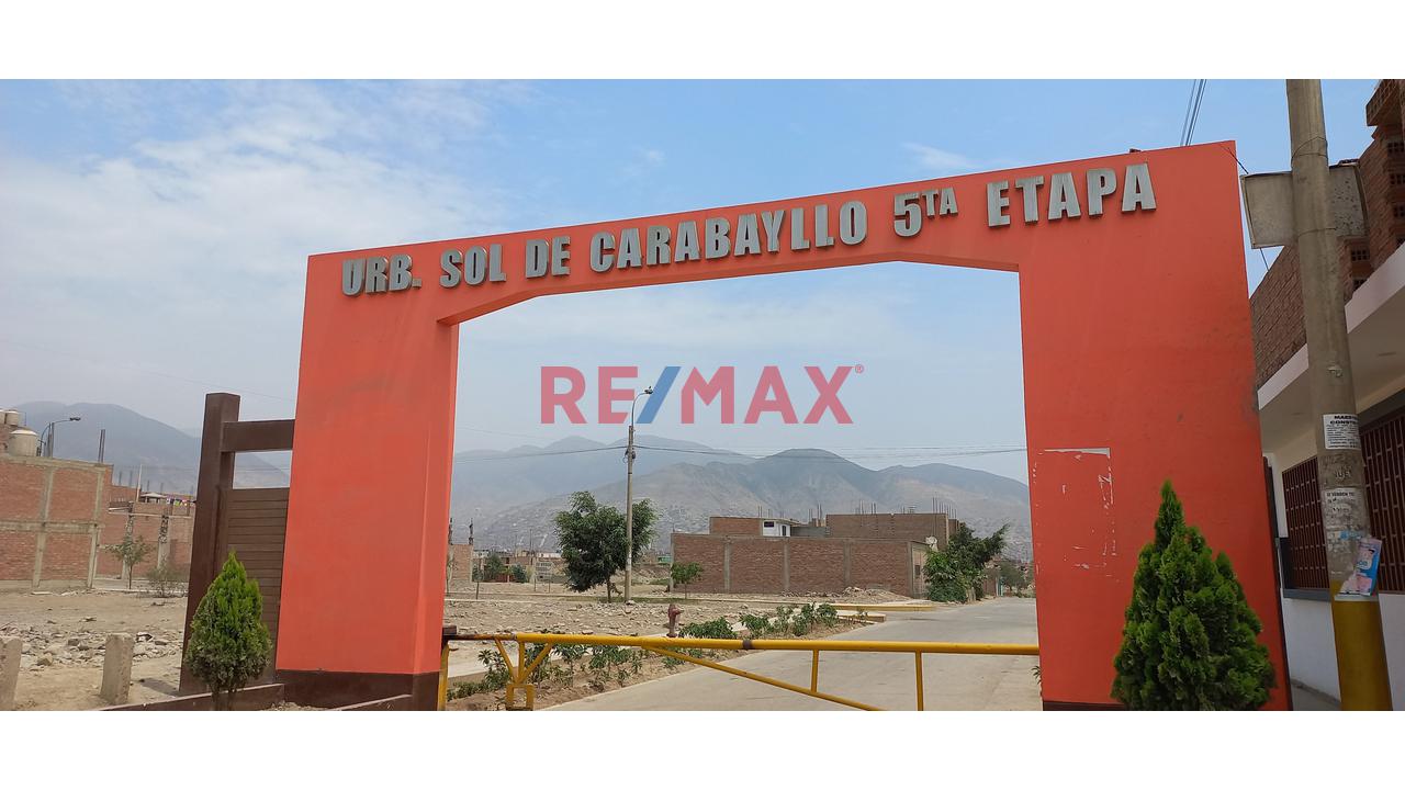 Terreno En Venta Sol De Carabayllo 5Ta Etapa