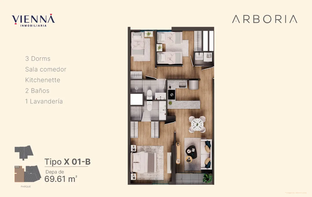 Modelo X01-B · Pisos 2, 4, 6, 7, 9
