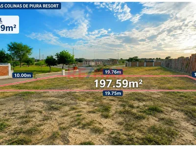 🏞️ Terreno En Venta — Urb. Las Colinas De Piura Resort📐197.59 M2 A Solo 💰$27700🚀Excelente Oportunidad!!✔✔