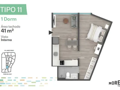 Modelo Tipo 11 · Pisos 23, 24, 26
