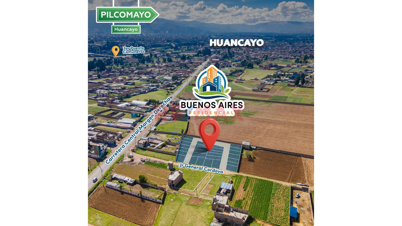 Residencial Buenoas Aires - Pilcomayo Huancayo Lotes Desde 97 Mil Soles
