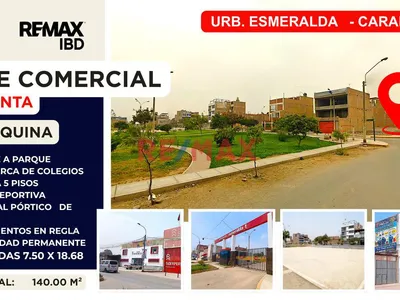 Vendo Esquina Comercial De 140 M2 En Urb. Esmeralda I Carabayllo